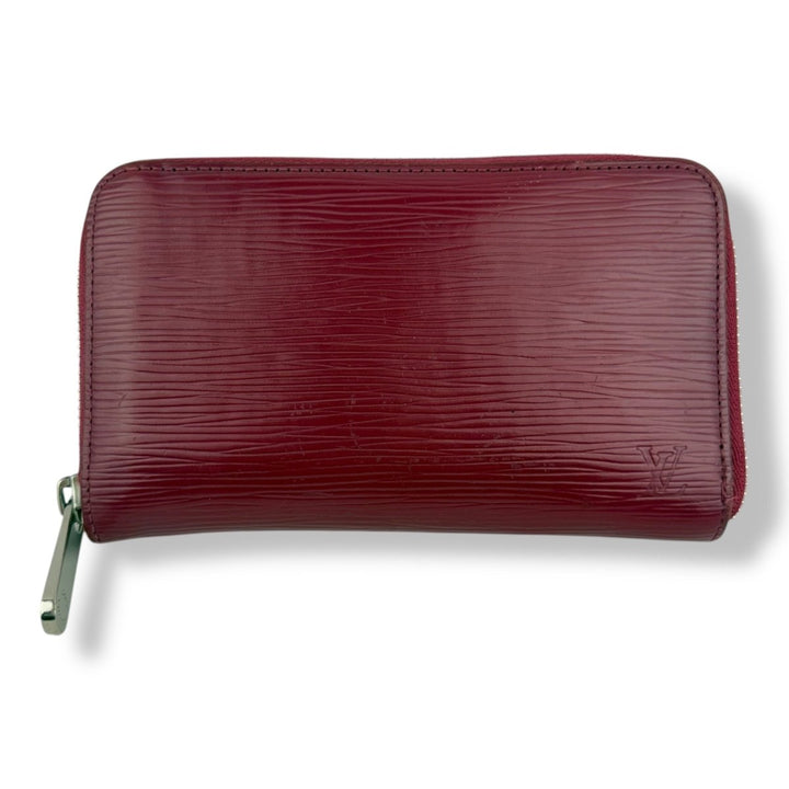 Louis Vuitton Red Epi Zippy Purse - Lux Central