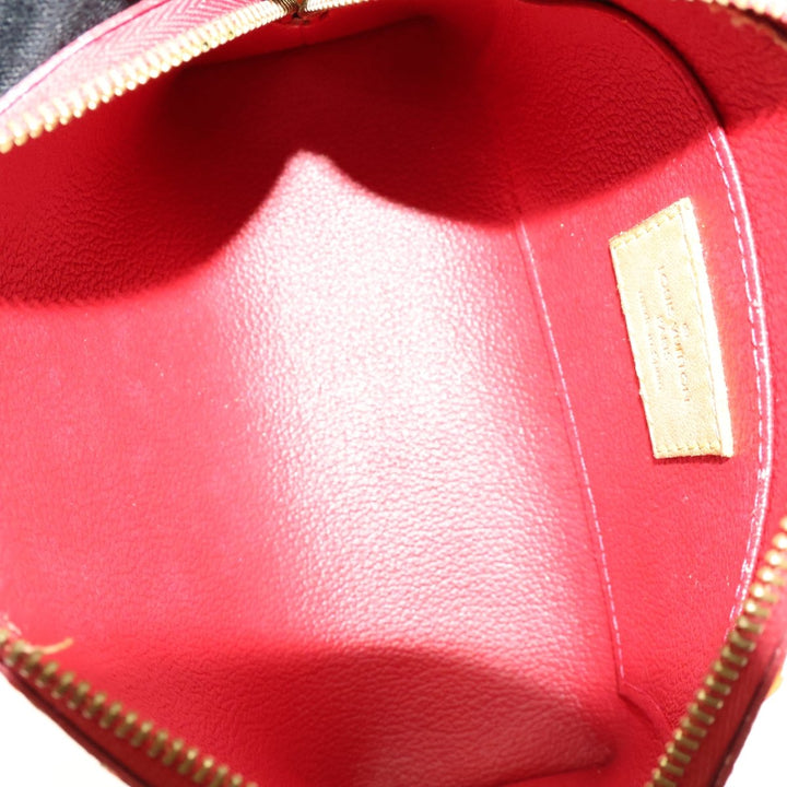 Louis Vuitton Red Vernis Patent Leather Travel Cosmetic PM Pouch - Lux Central