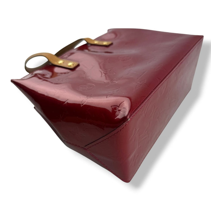 Louis Vuitton Red Vernis Reade Patent Leather Tote Bag - Lux Central