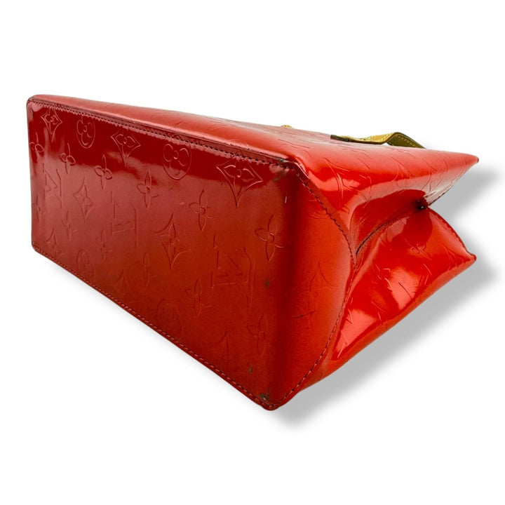 Louis Vuitton Red Vernis Reade Patent Leather Tote Bag - Lux Central