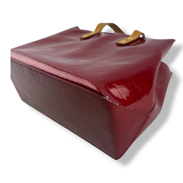 Louis Vuitton Red Vernis Reade Patent Leather Tote Bag - Lux Central