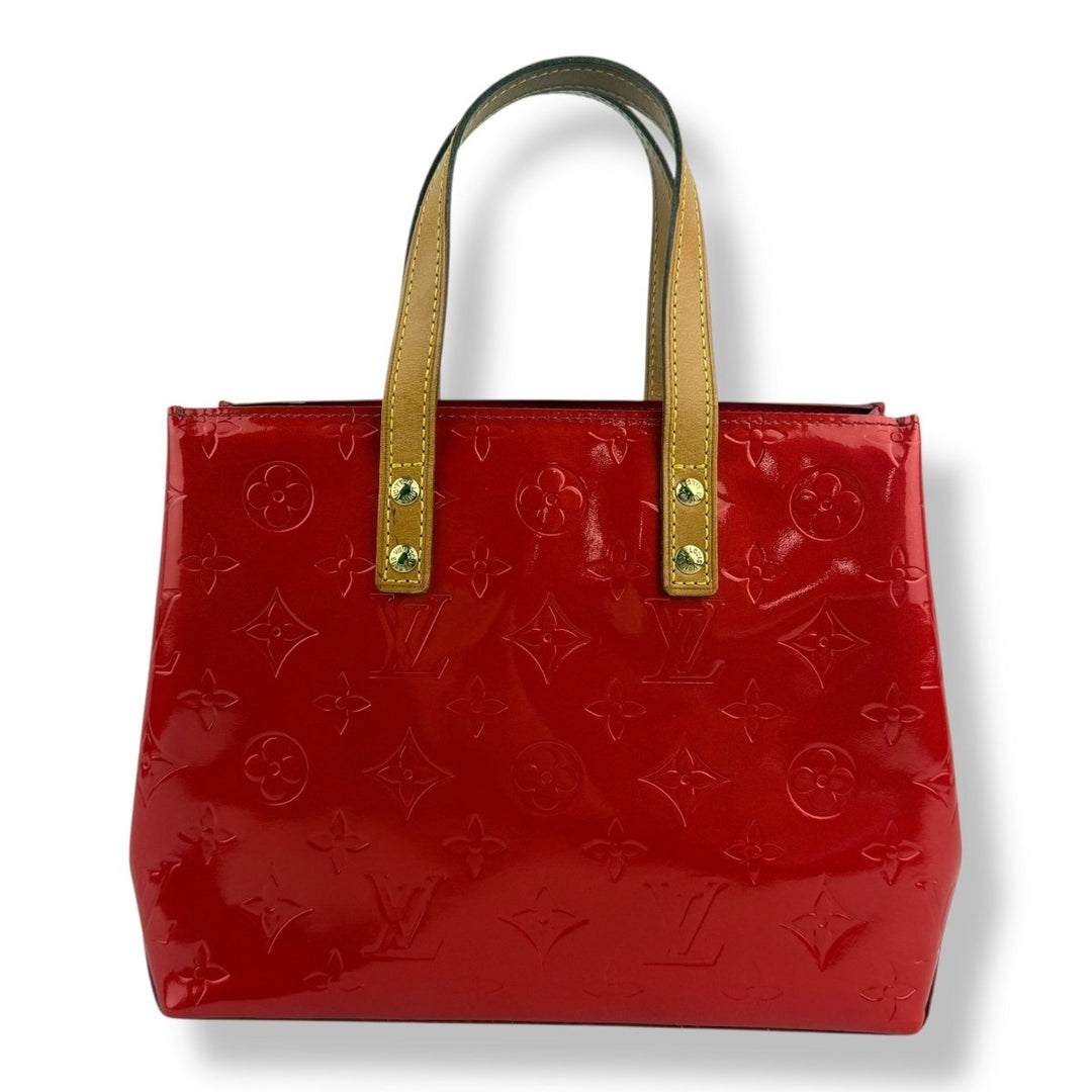 Louis Vuitton Red Vernis Reade PM Tote - Lux Central