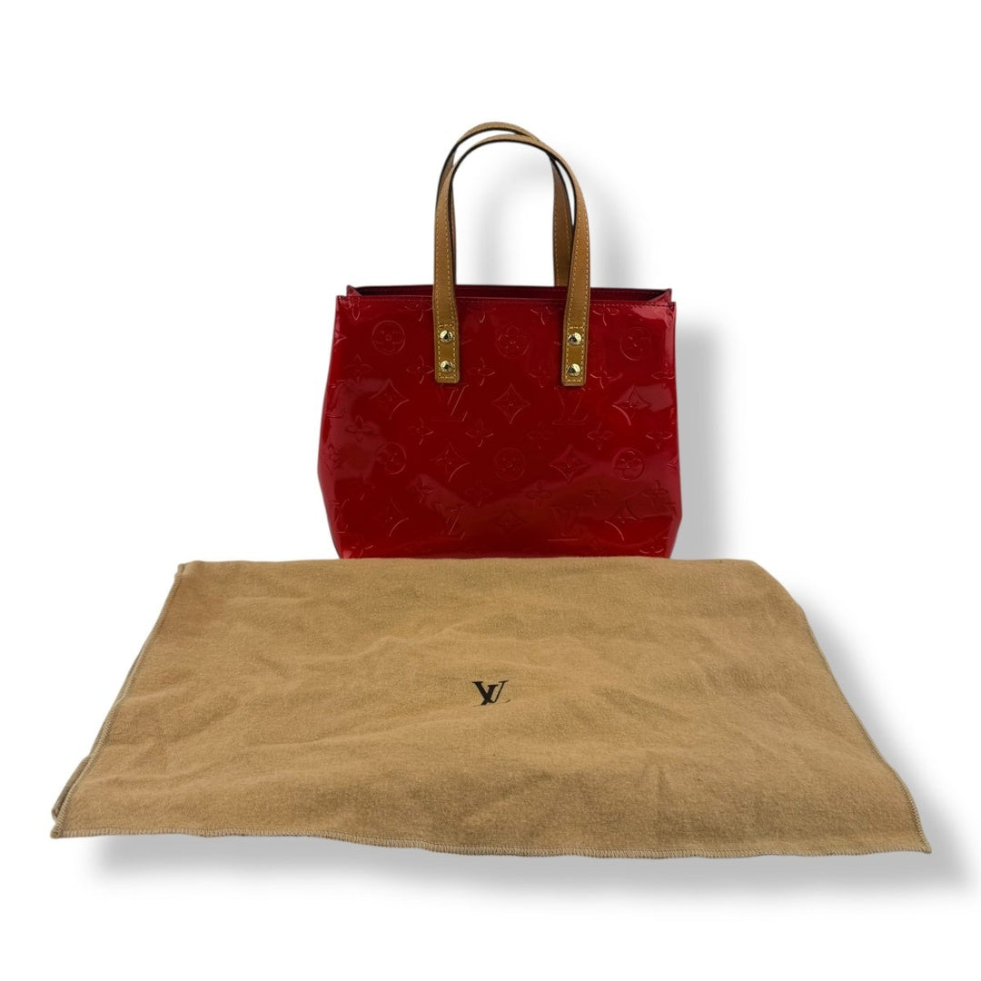Louis Vuitton Red Vernis Reade PM Tote - Lux Central