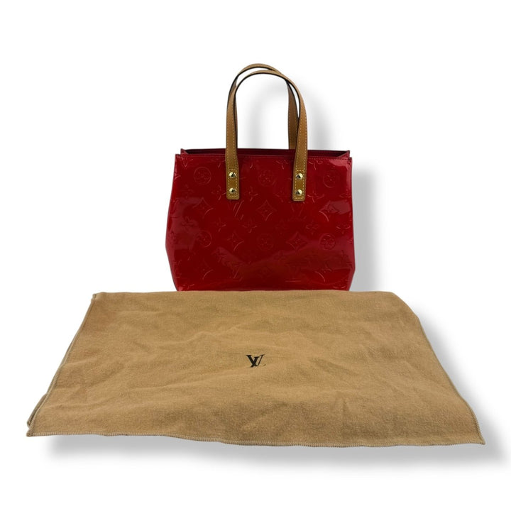 Louis Vuitton Red Vernis Reade PM Tote - Lux Central