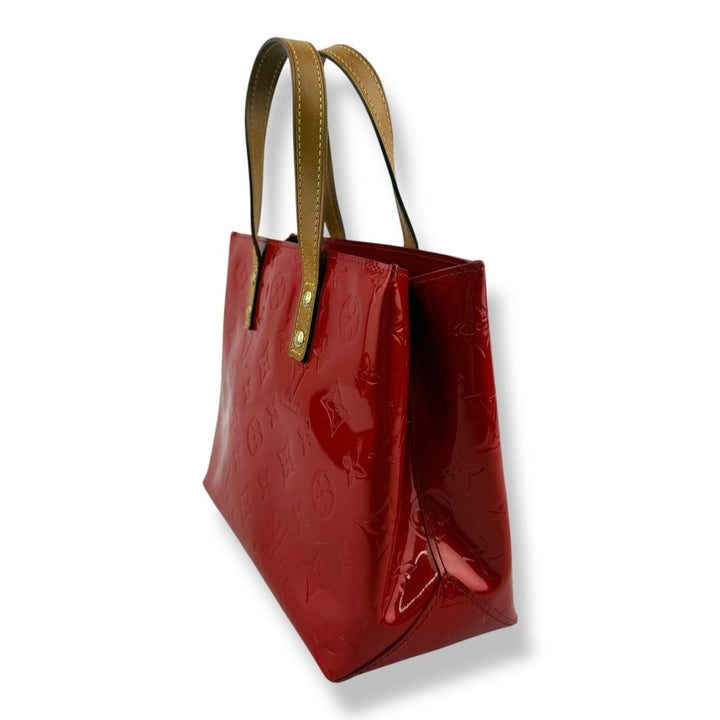 Louis Vuitton Red Vernis Reade PM Tote - Lux Central