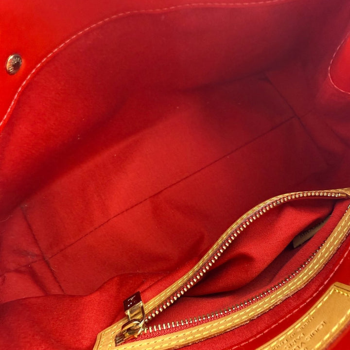 Louis Vuitton Red Vernis Reade PM Tote - Lux Central
