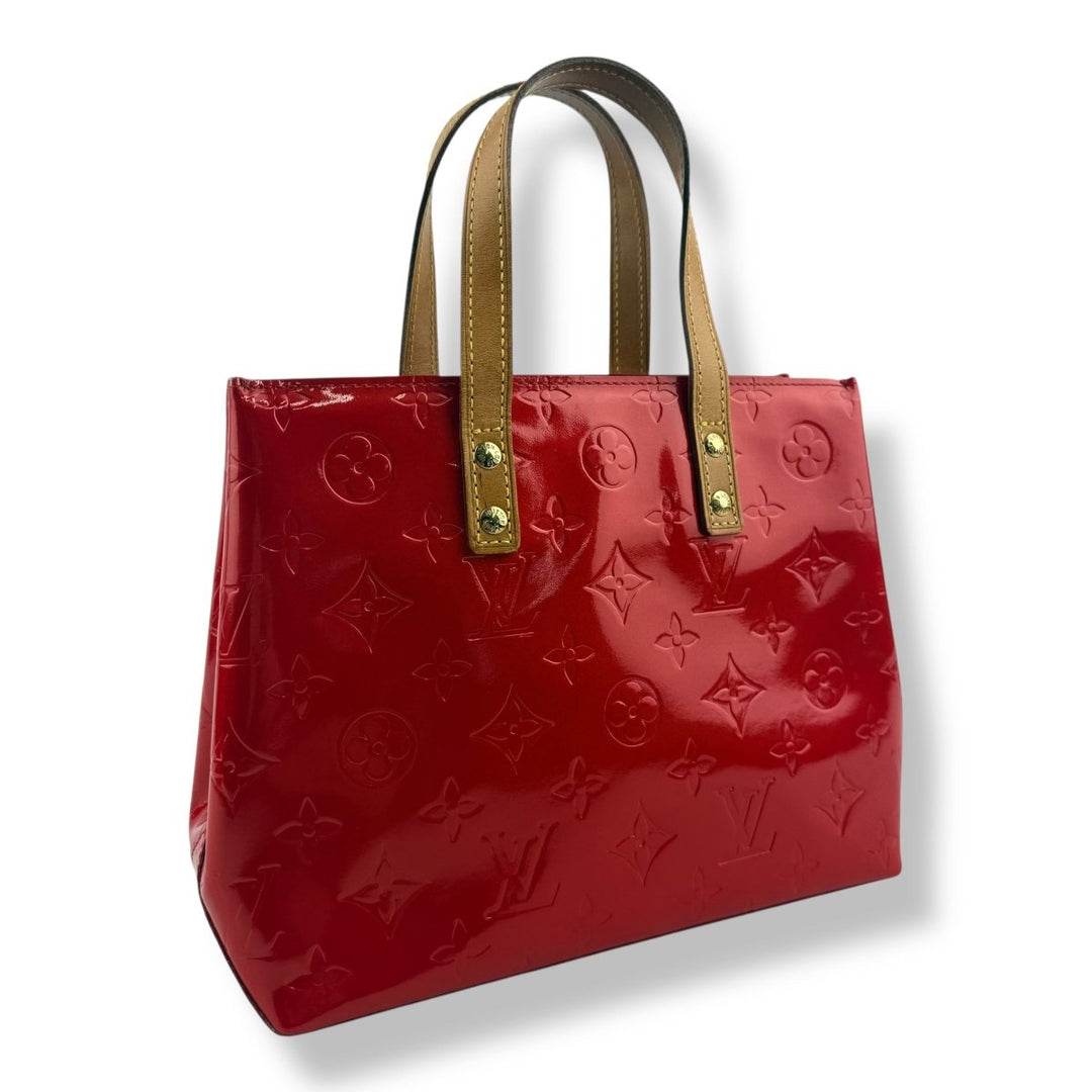 Louis Vuitton Red Vernis Reade PM Tote - Lux Central