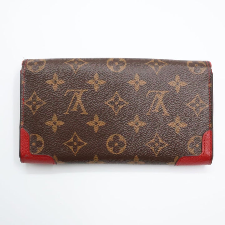 Louis Vuitton Retiro Brown Monogram Femme Wallet - Lux Central
