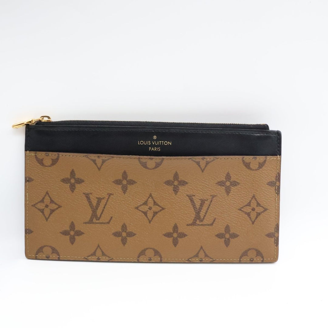 Louis Vuitton Reverse Monogram Slim Purse - Lux Central