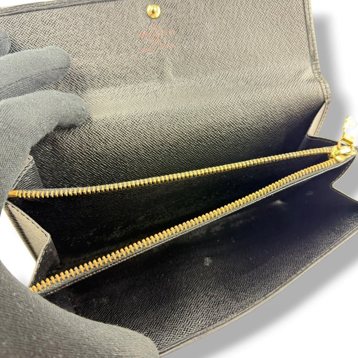 Louis Vuitton Sarah Black Epi Leather Femme Wallet - Lux Central