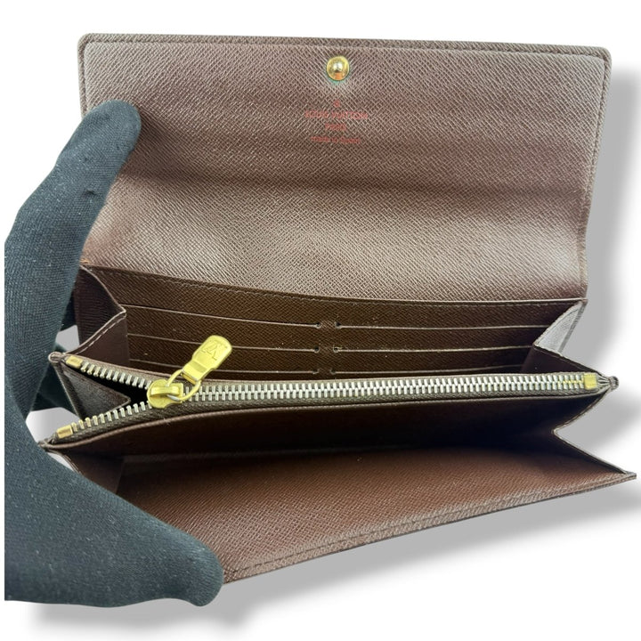 Louis Vuitton Sarah Brown Damier Femme Wallet - Lux Central