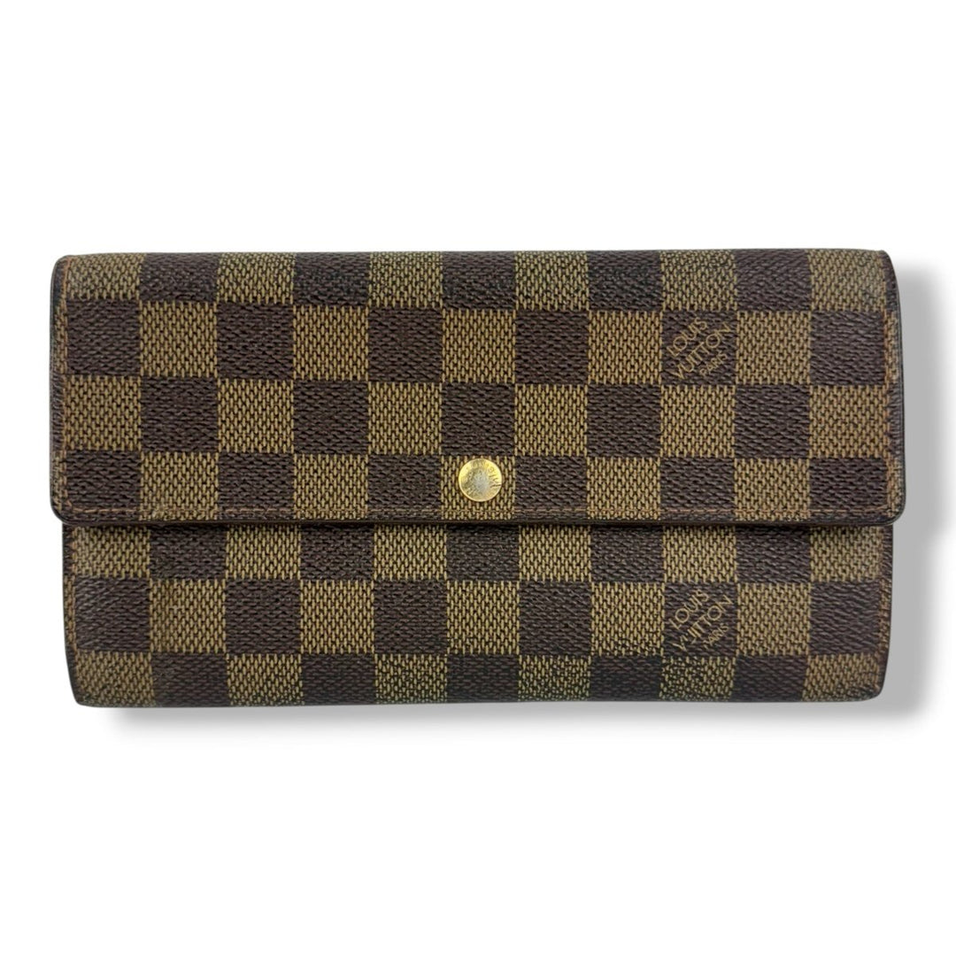 Louis Vuitton Sarah Brown Damier Femme Wallet - Lux Central