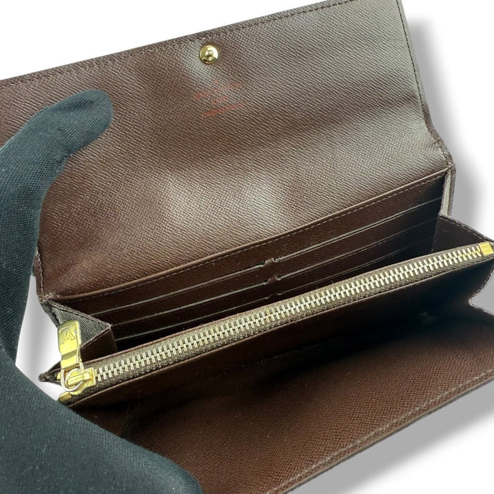 Louis Vuitton Sarah Brown Damier Femme Wallet - Lux Central