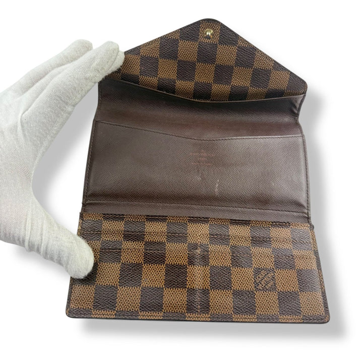 Louis Vuitton Sarah Brown Damier Femme Wallet - Lux Central