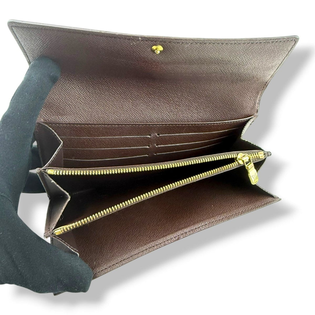 Louis Vuitton Sarah Brown Damier Femme Wallet - Lux Central