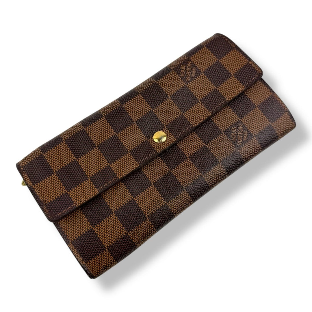 Louis Vuitton Sarah Brown Damier Femme Wallet - Lux Central
