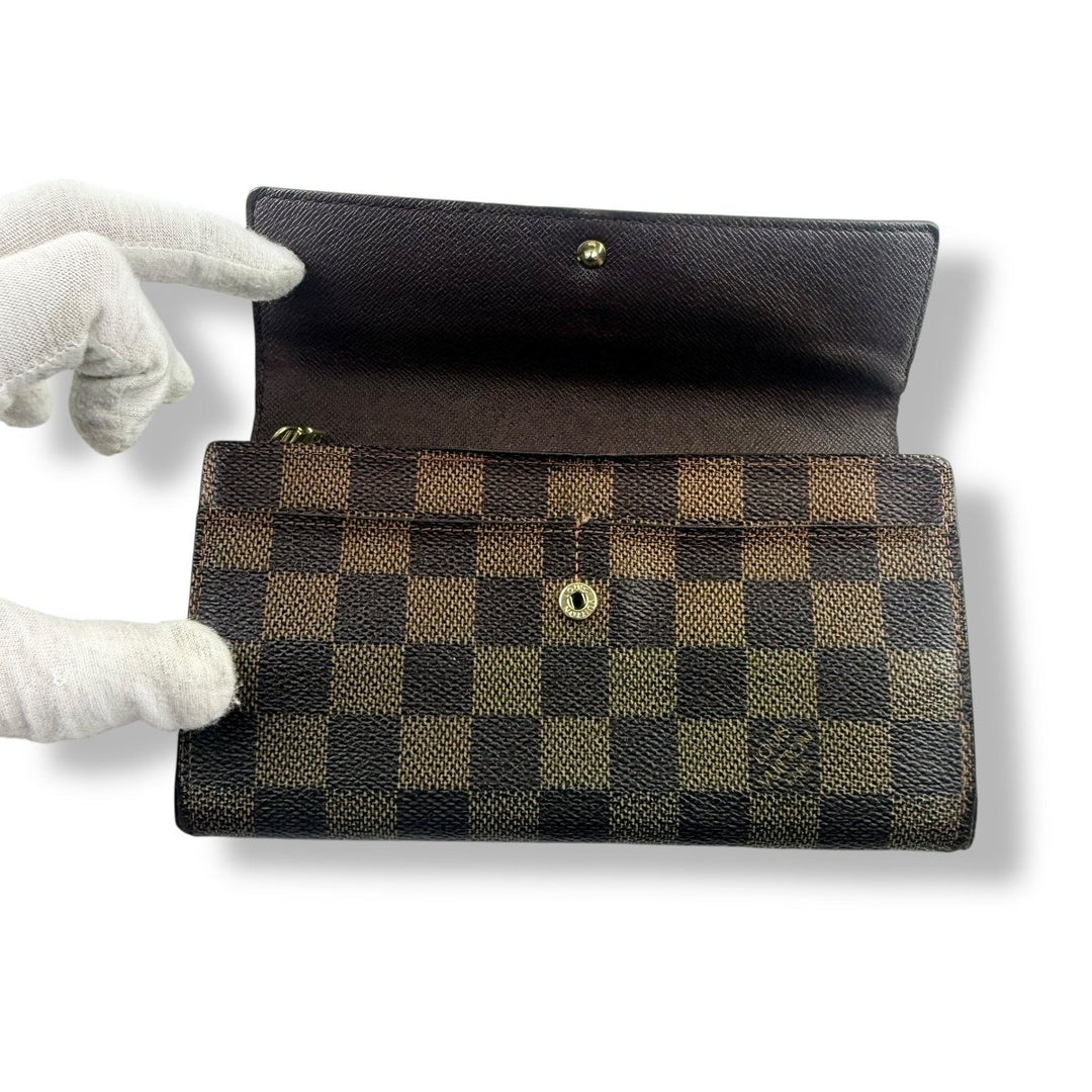 Louis Vuitton Sarah Brown Damier Femme Wallet - Lux Central