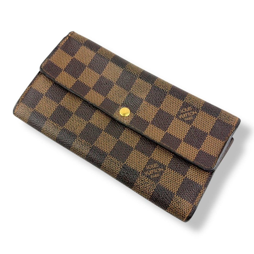 Louis Vuitton Sarah Brown Damier Femme Wallet - Lux Central