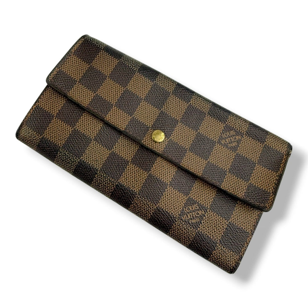 Louis Vuitton Sarah Brown Damier Femme Wallet - Lux Central