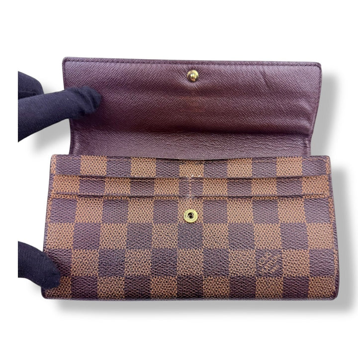 Louis Vuitton Sarah Brown Damier Femme Wallet - Lux Central