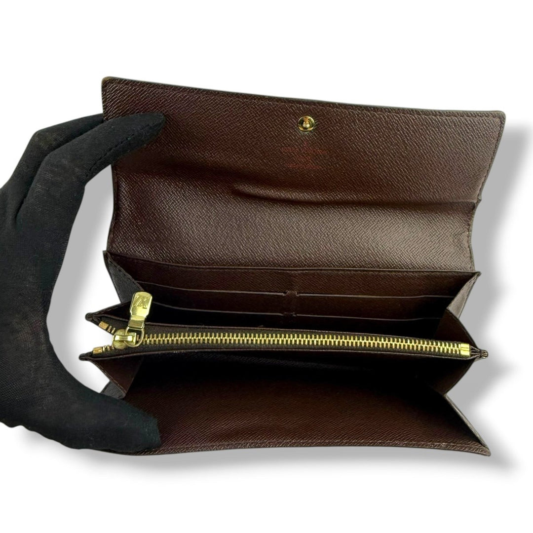 Louis Vuitton Sarah Brown Damier Femme Wallet - Lux Central