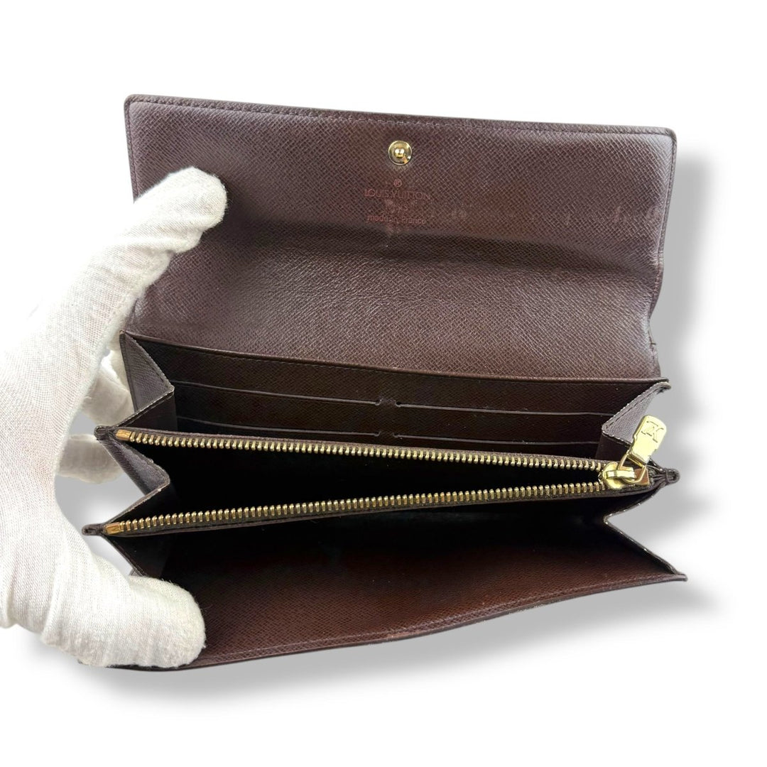 Louis Vuitton Sarah Brown Damier Femme Wallet - Lux Central