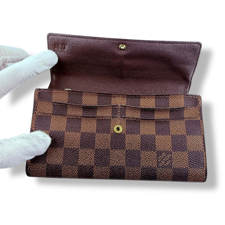 Louis Vuitton Sarah Brown Damier Femme Wallet - Lux Central