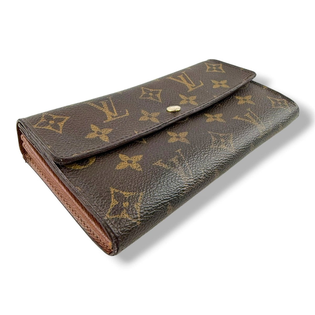 Louis Vuitton Sarah Brown Monogram Femme Wallet - Lux Central