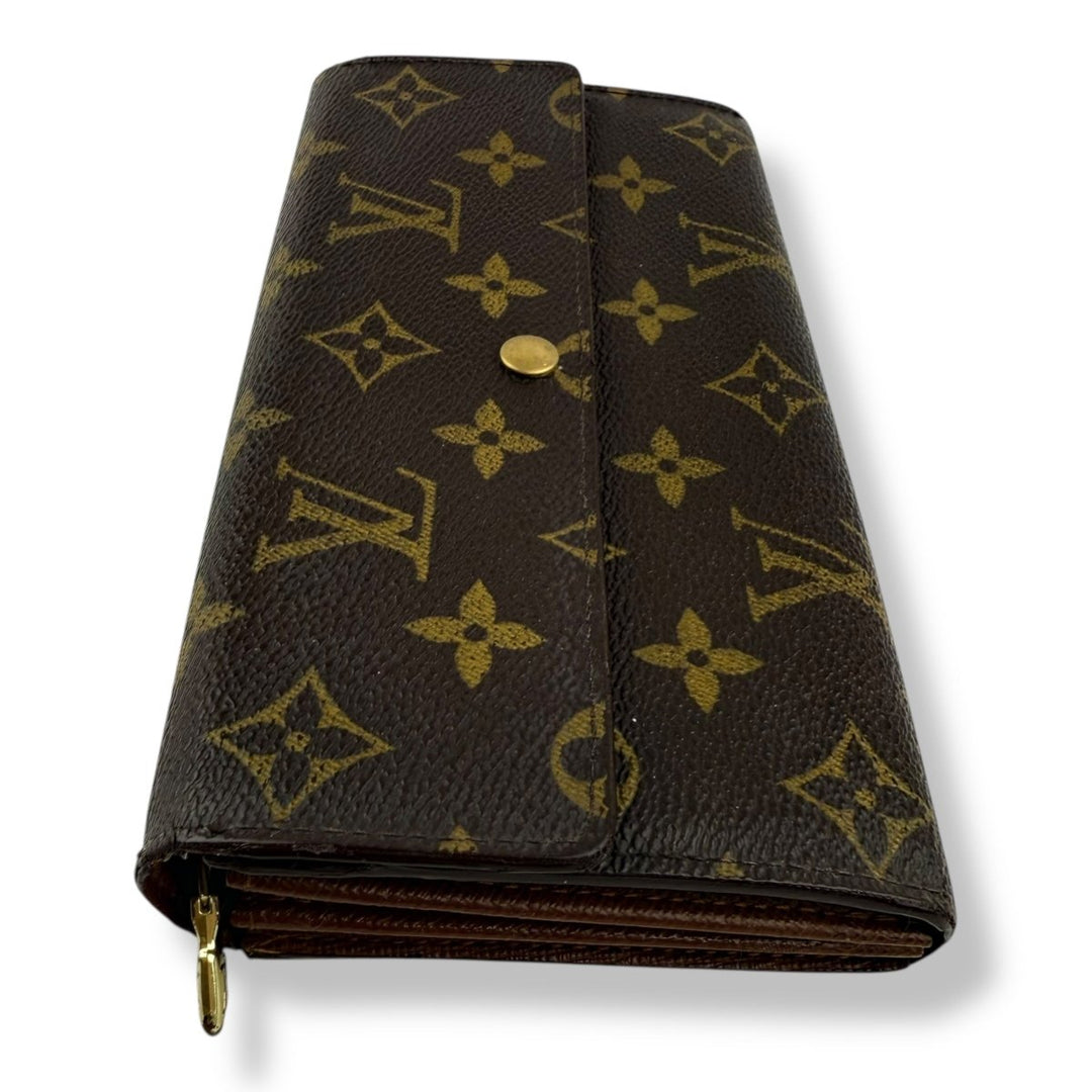 Louis Vuitton Sarah Brown Monogram Femme Wallet - Lux Central