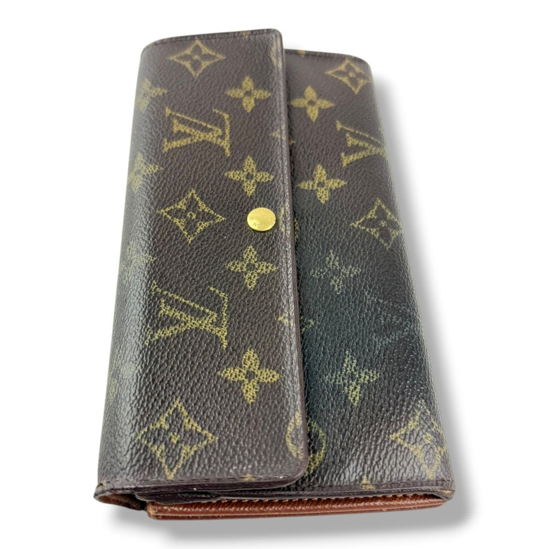 Louis Vuitton Sarah Brown Monogram Femme Wallet - Lux Central
