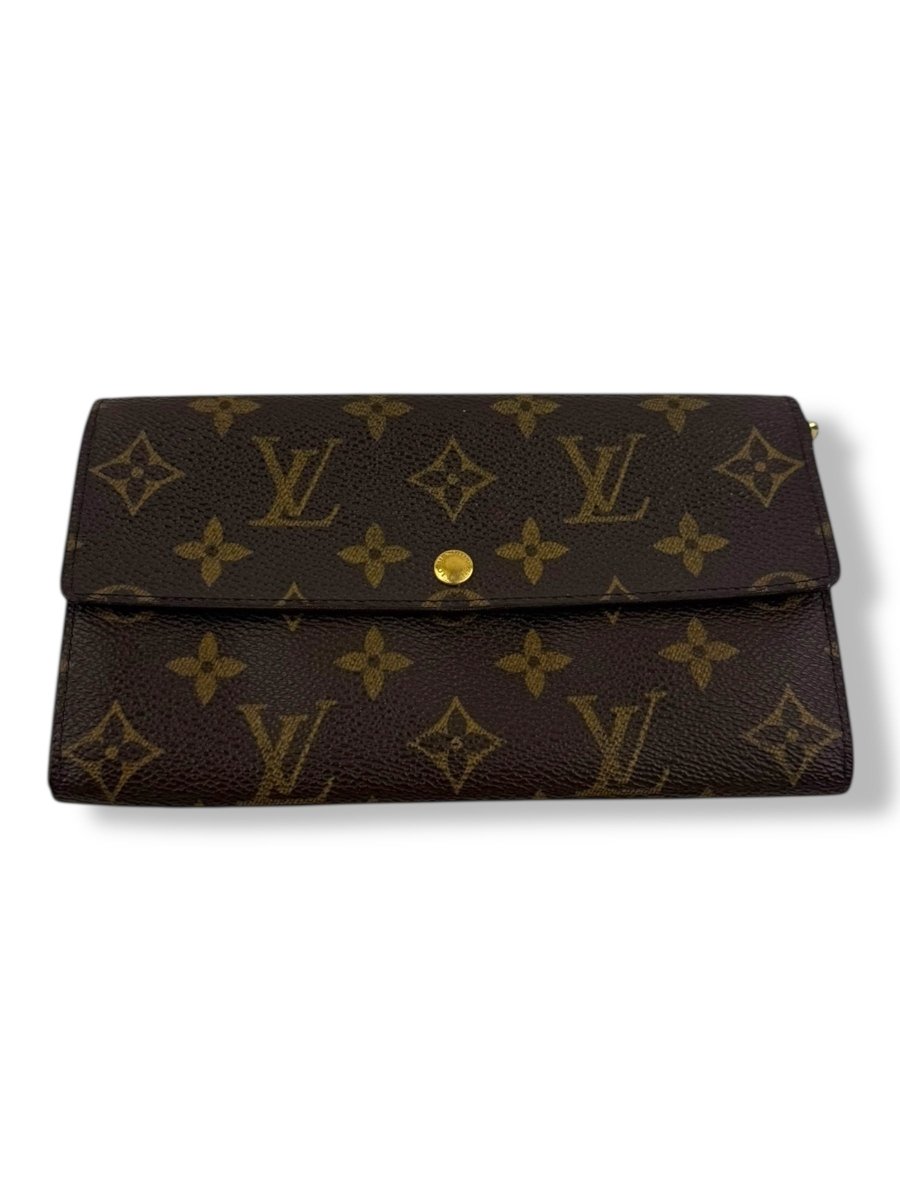 Louis Vuitton Sarah Brown Monogram Femme Wallet - Lux Central