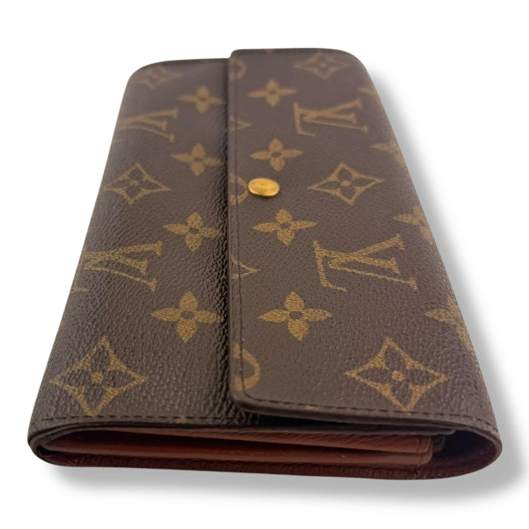 Louis Vuitton Sarah Brown Monogram Femme Wallet - Lux Central