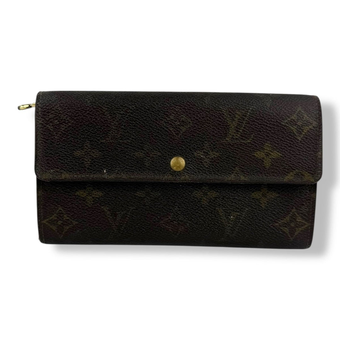 Louis Vuitton Sarah Brown Monogram Femme Wallet - Lux Central