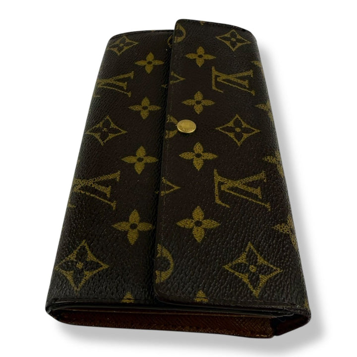 Louis Vuitton Sarah Brown Monogram Femme Wallet - Lux Central