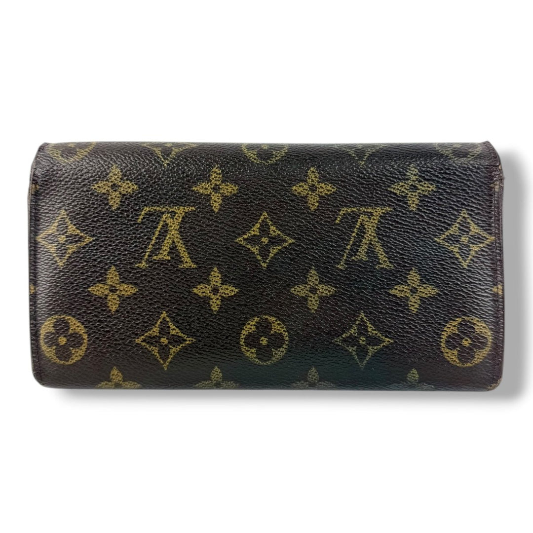 Louis Vuitton Sarah Brown Monogram Femme Wallet - Lux Central