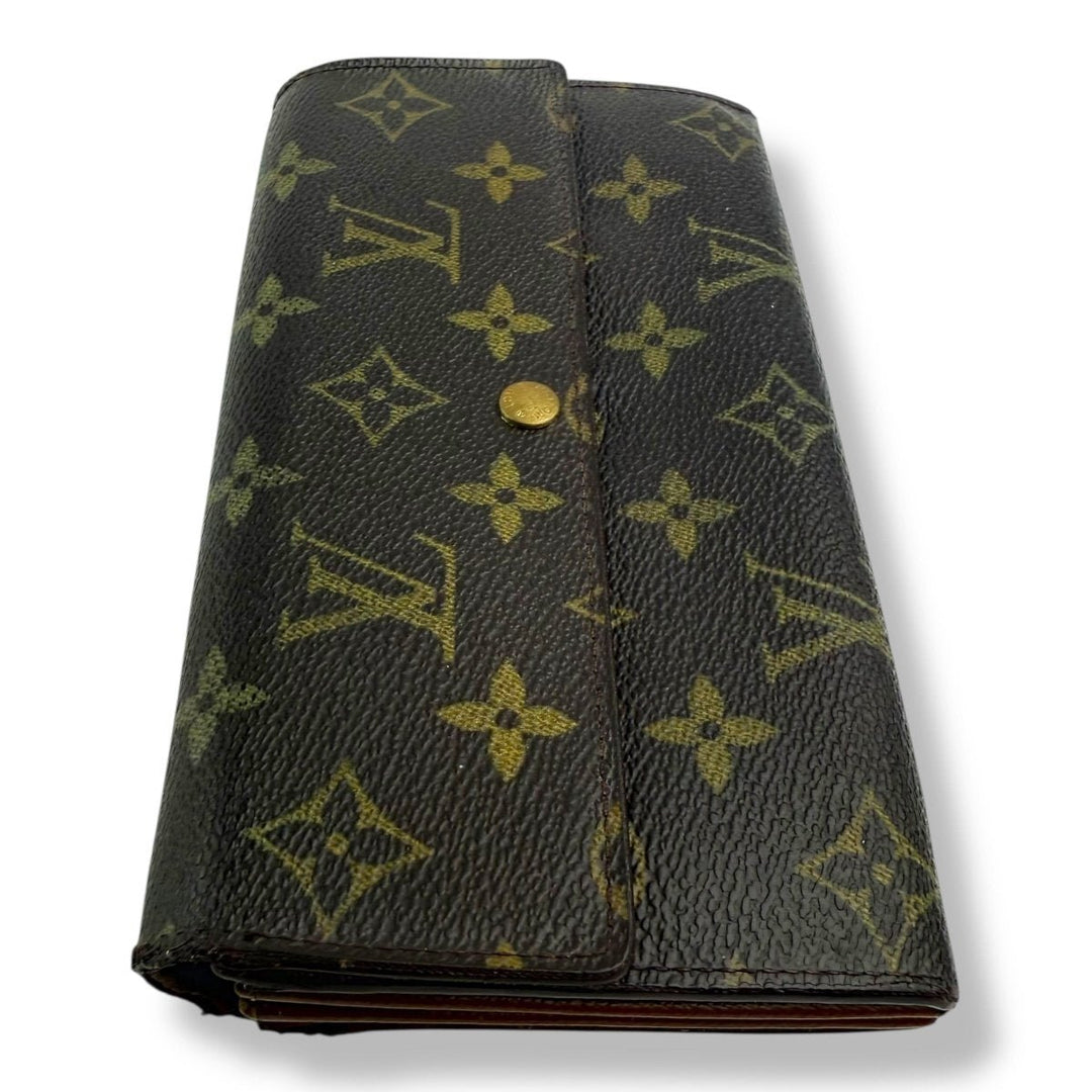 Louis Vuitton Sarah Brown Monogram Femme Wallet - Lux Central