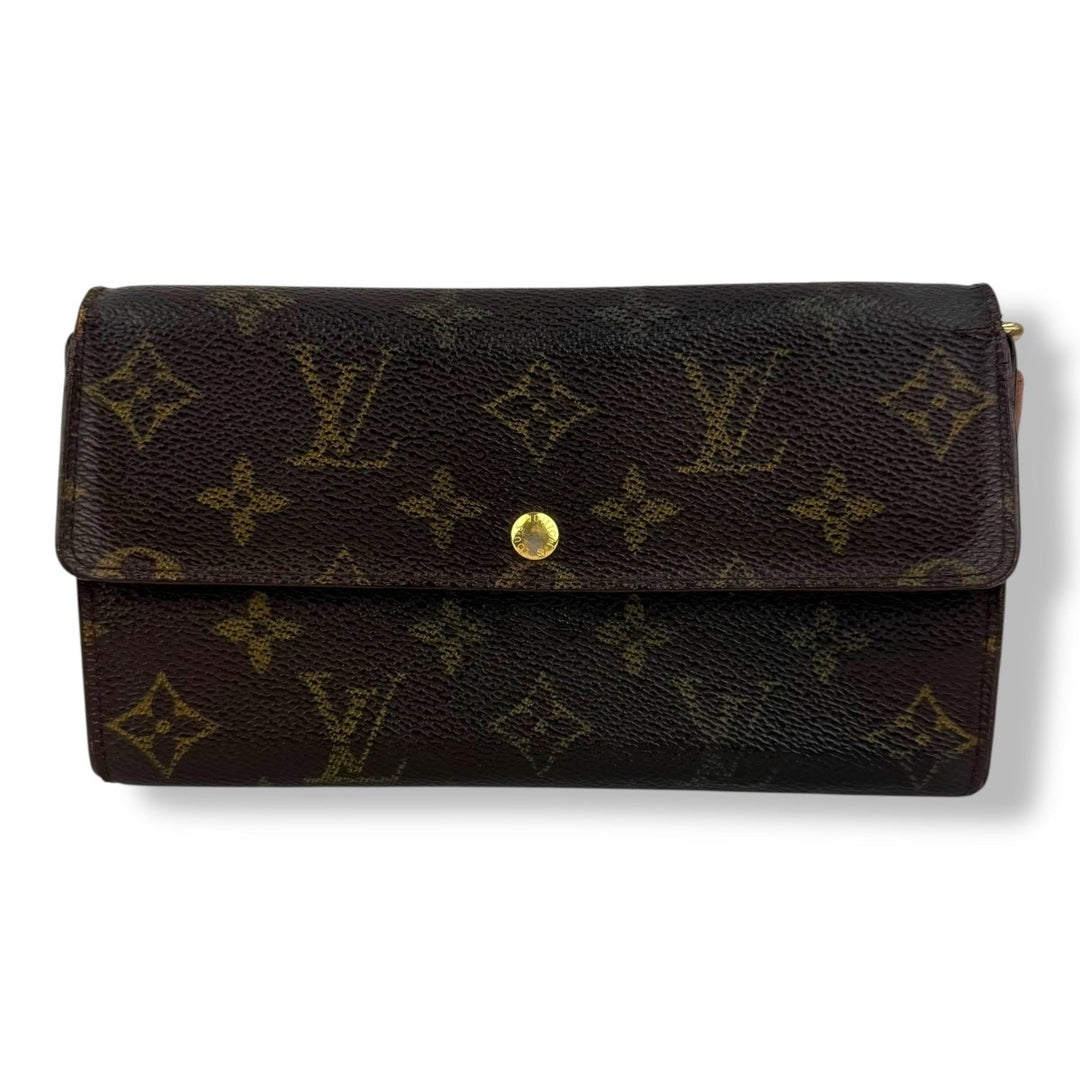 Louis Vuitton Sarah Brown Monogram Femme Wallet - Lux Central