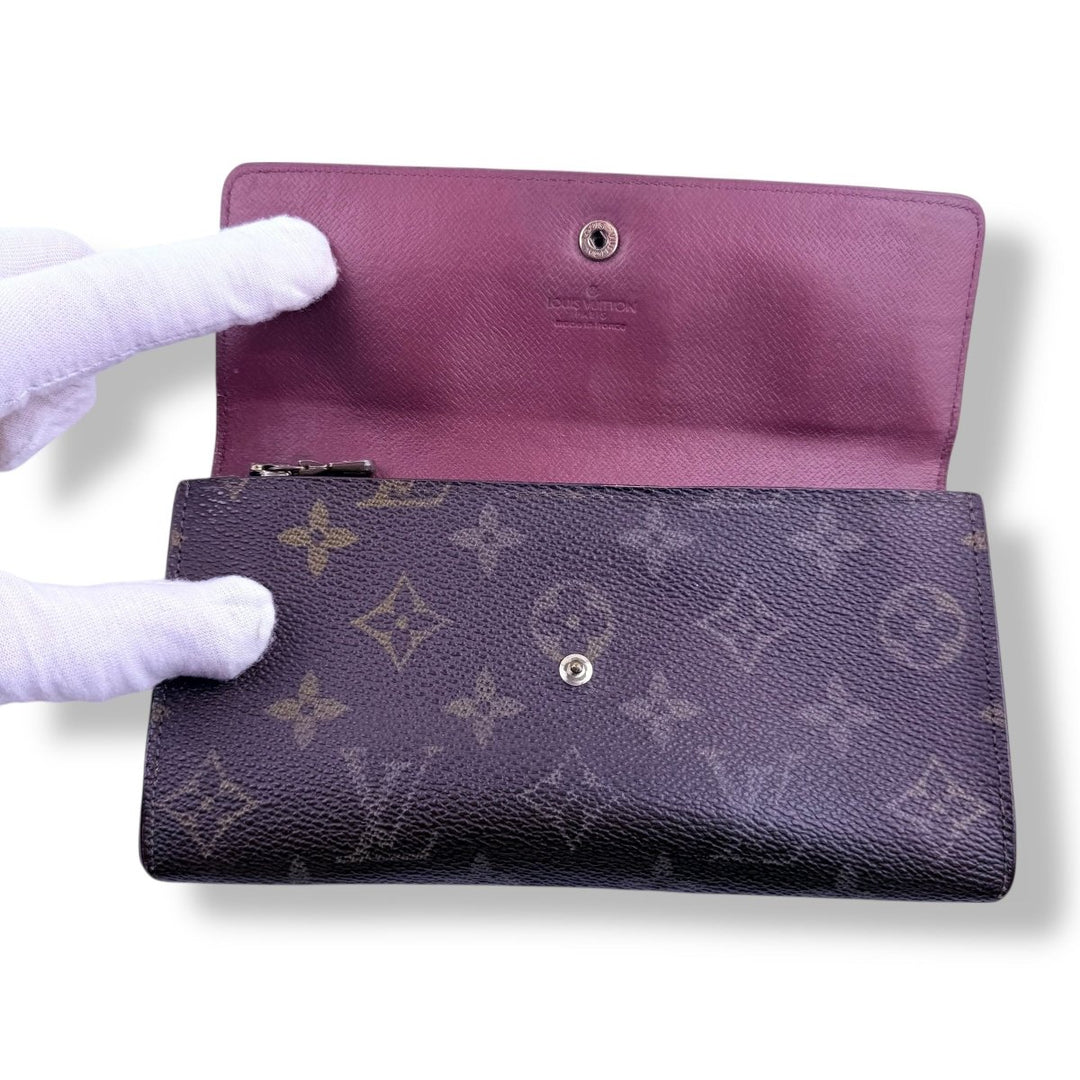 Louis Vuitton Sarah Brown Monogram Femme Wallet - Lux Central