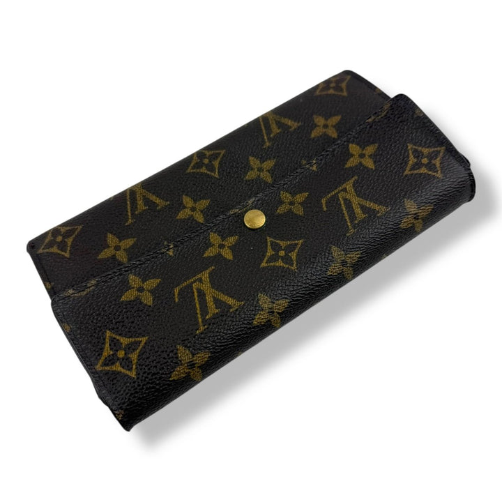 Louis Vuitton Sarah Brown Monogram Femme Wallet - Lux Central
