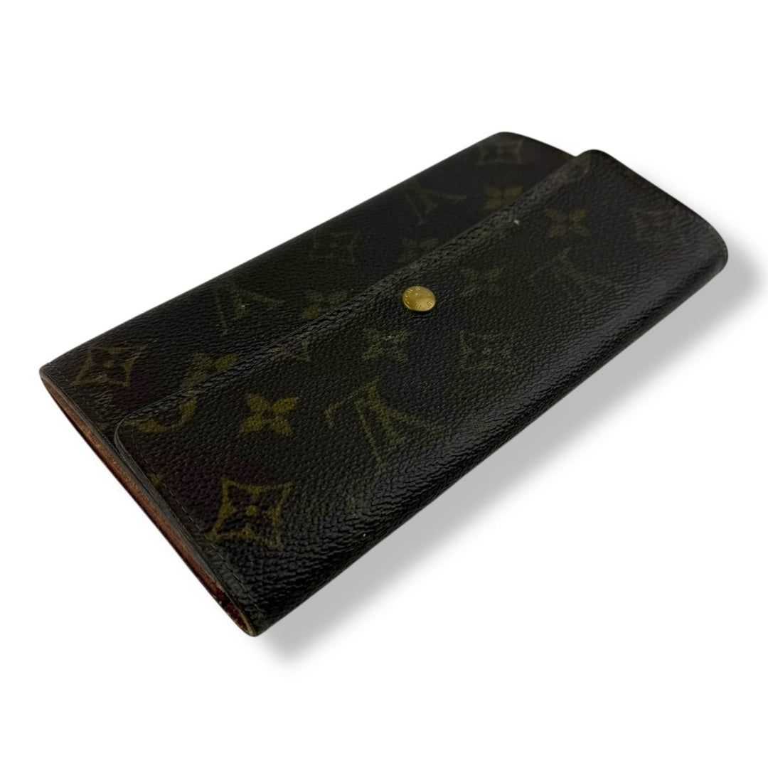 Louis Vuitton Sarah Brown Monogram Femme Wallet - Lux Central
