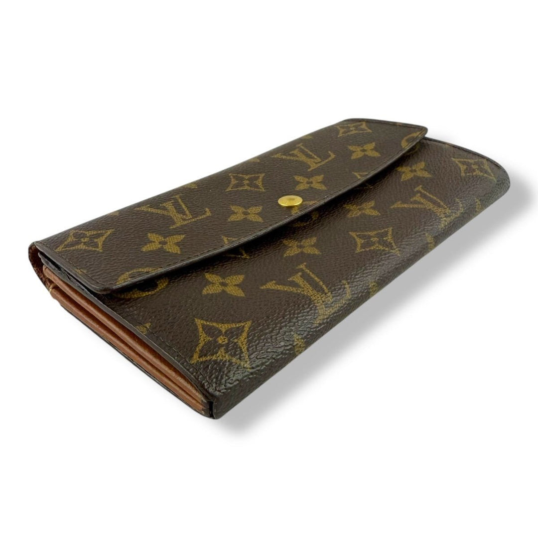 Louis Vuitton Sarah Brown Monogram Femme Wallet - Lux Central