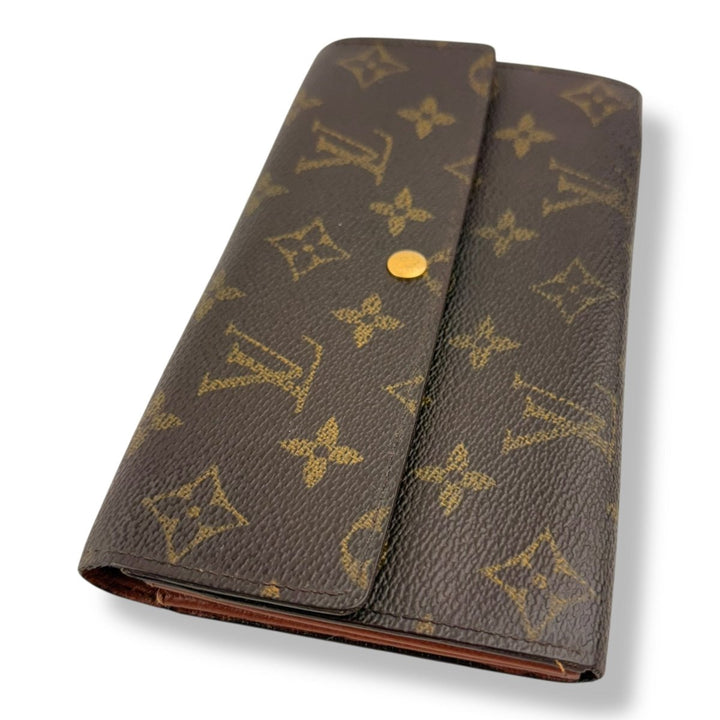 Louis Vuitton Sarah Brown Monogram Femme Wallet - Lux Central