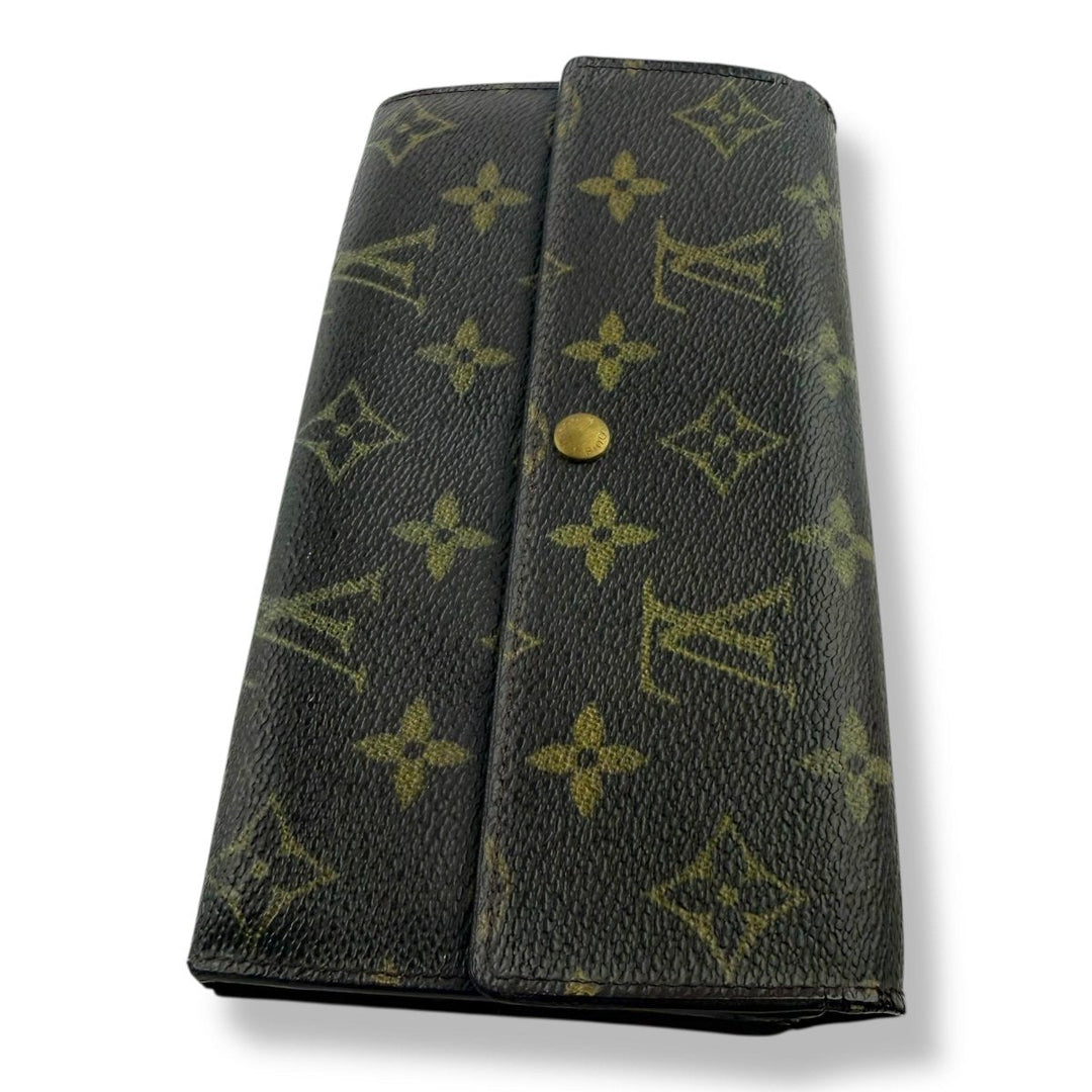 Louis Vuitton Sarah Brown Monogram Femme Wallet - Lux Central