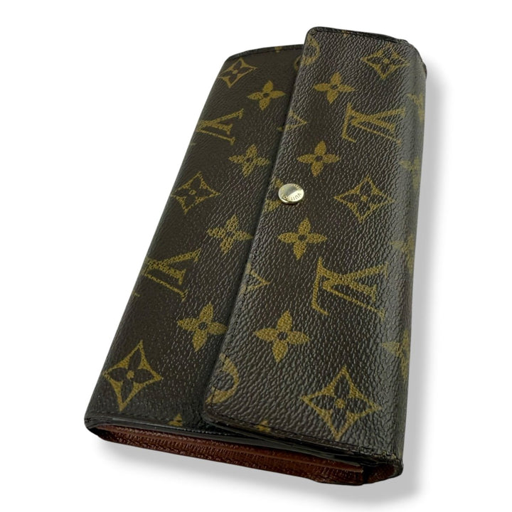 Louis Vuitton Sarah Brown Monogram Femme Wallet - Lux Central