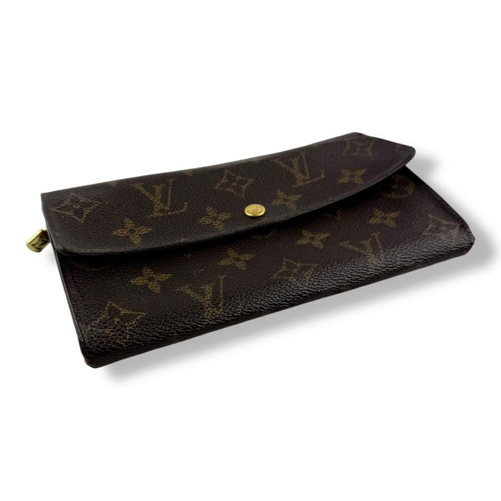 Louis Vuitton Sarah Brown Monogram Femme Wallet - Lux Central