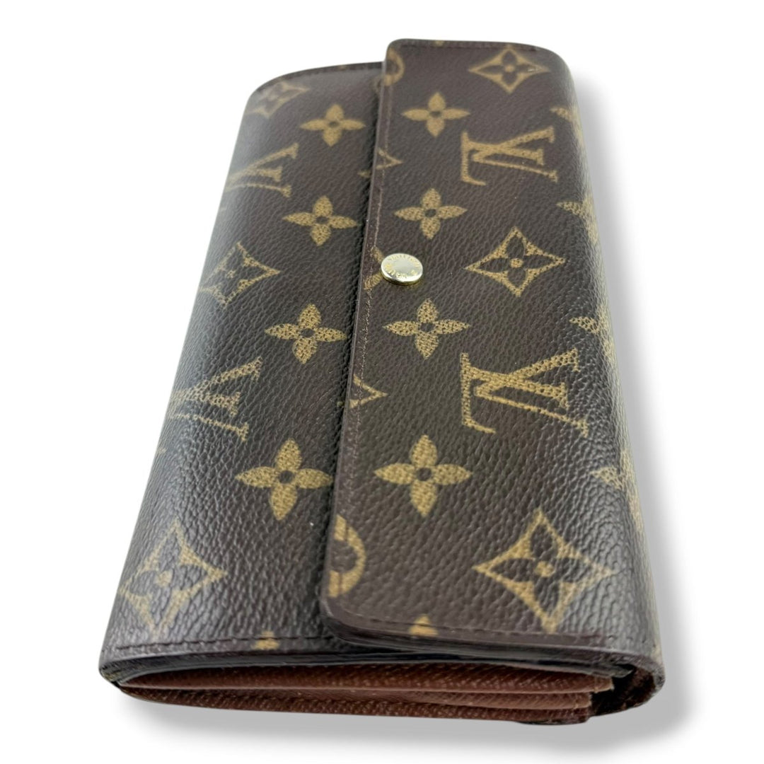 Louis Vuitton Sarah Brown Monogram Femme Wallet - Lux Central