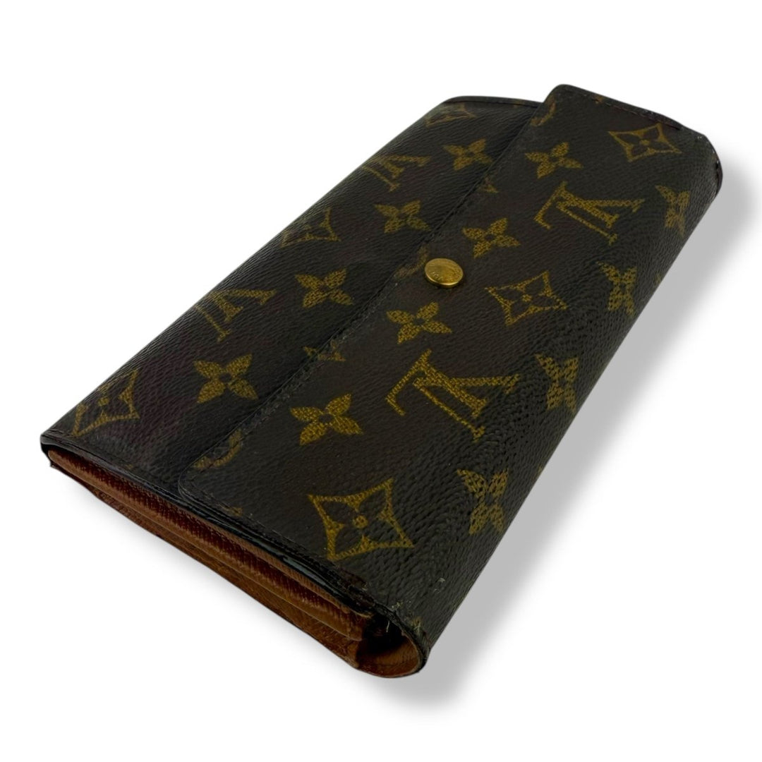 Louis Vuitton Sarah Brown Monogram Femme Wallet - Lux Central