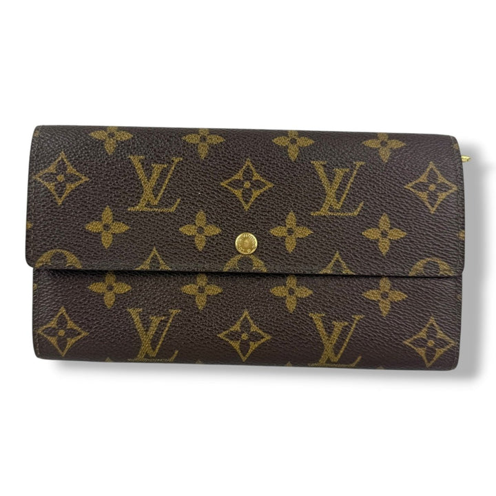 Louis Vuitton Sarah Brown Monogram Femme Wallet - Lux Central