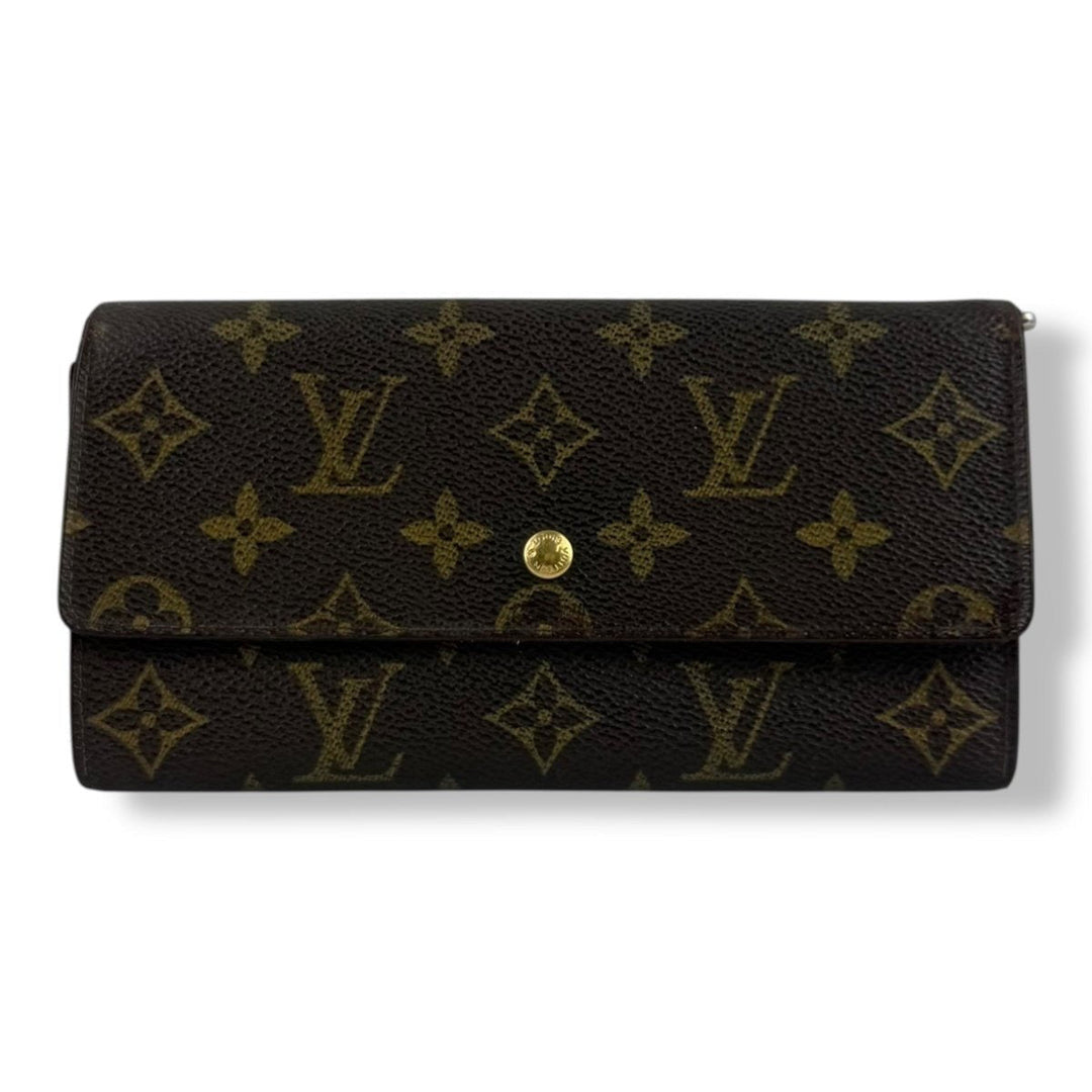 Louis Vuitton Sarah Brown Monogram Femme Wallet - Lux Central