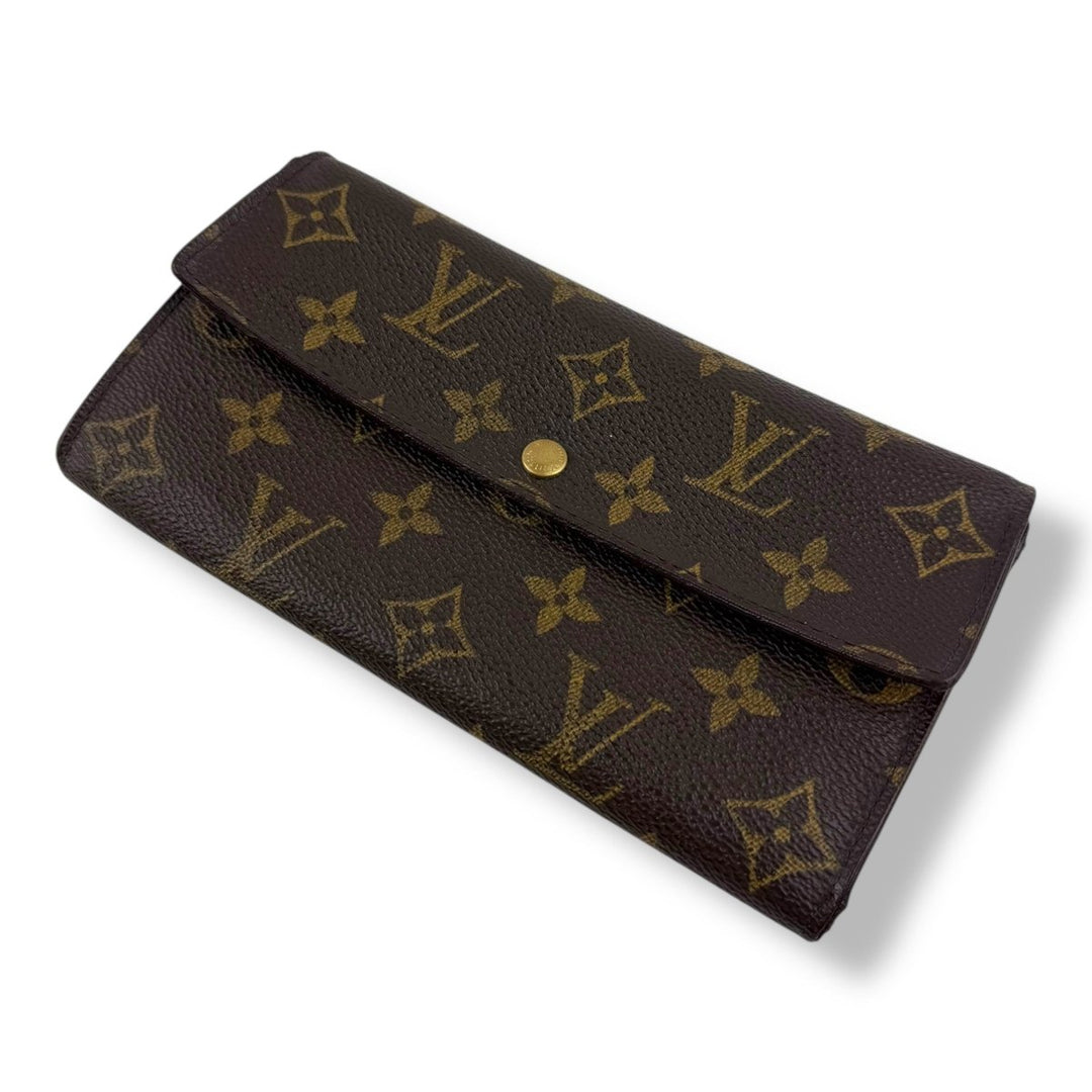 Louis Vuitton Sarah Brown Monogram Femme Wallet - Lux Central